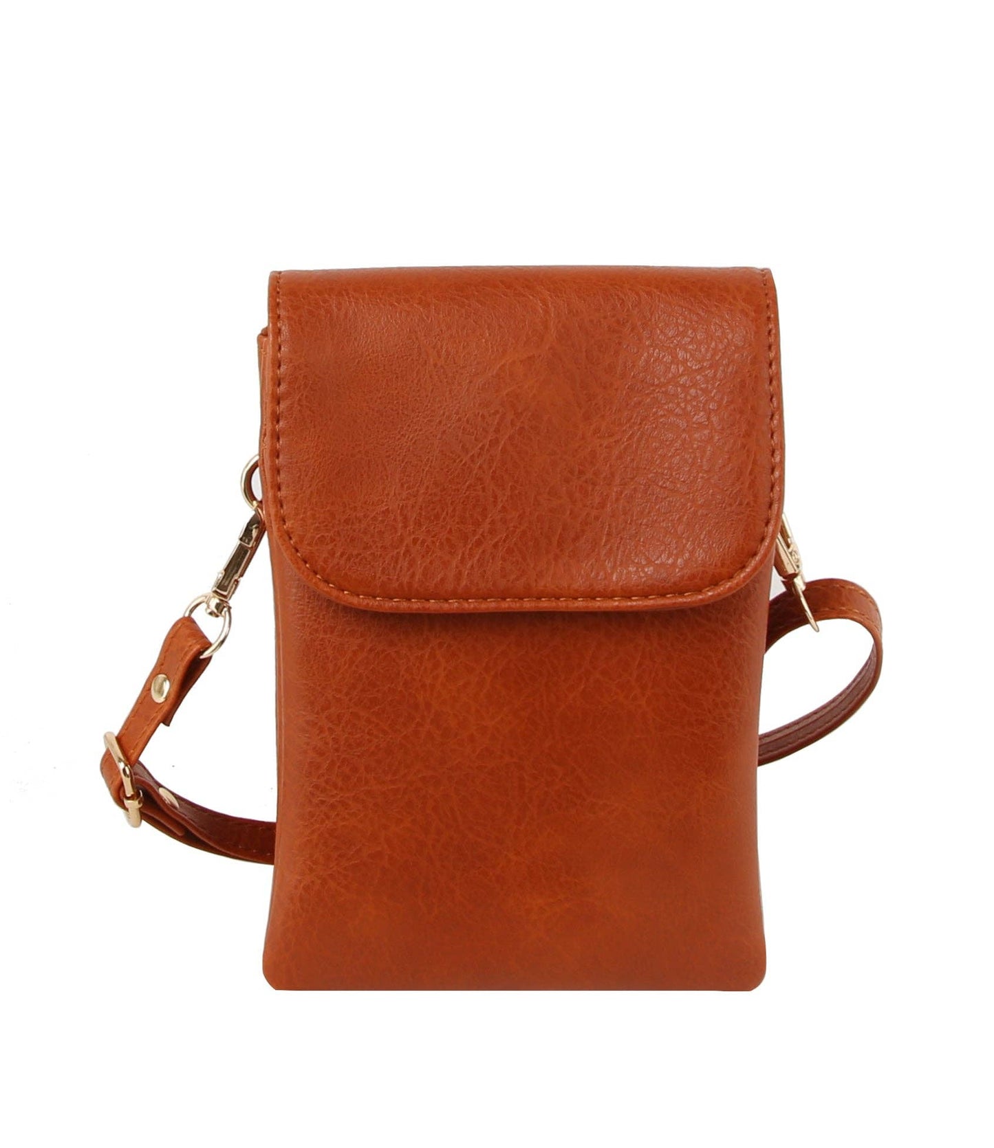 Brown Adjustable Crossbody Bag