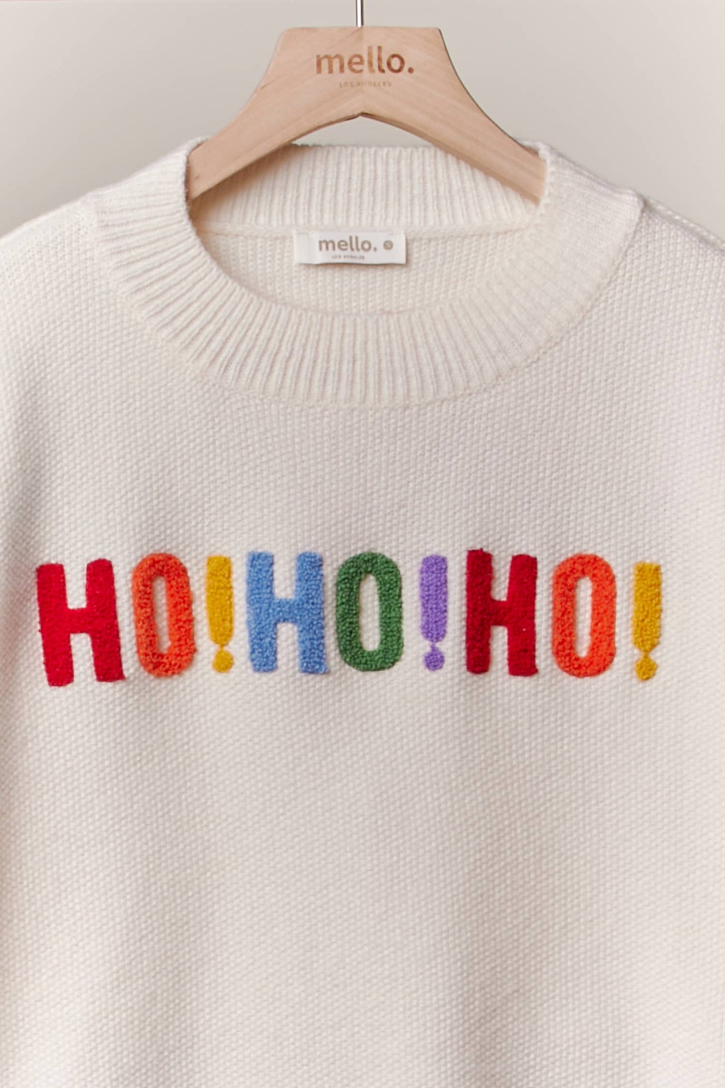 Heather Gray Oversized Christmas Sweater with Lettering