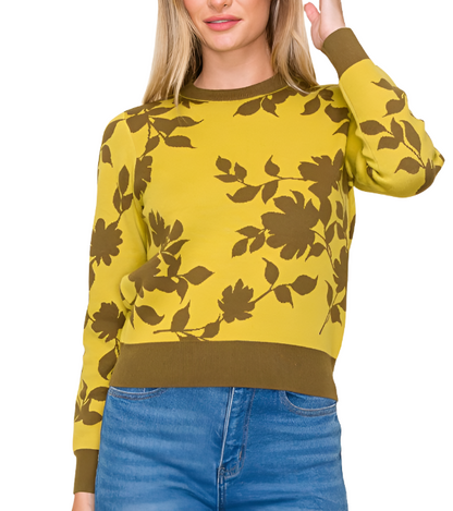 Citrus Flower Sweater