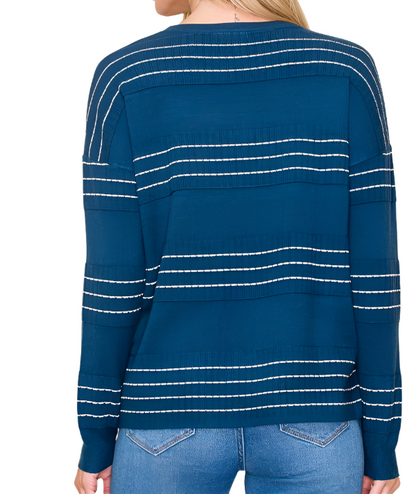 Stitch Striped Sweater