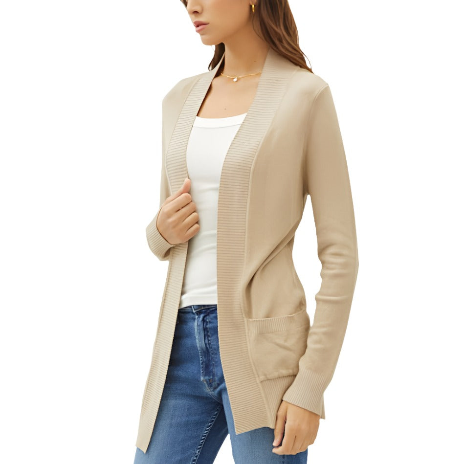 Classic Taupe Cardigan