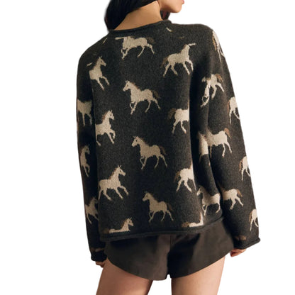 Horse Jacquard Sweater
