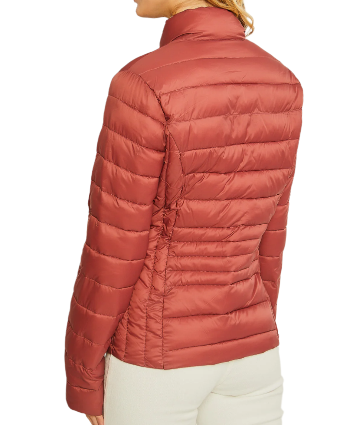 Terracotta Ultra Lightweight Zip Up Jacket