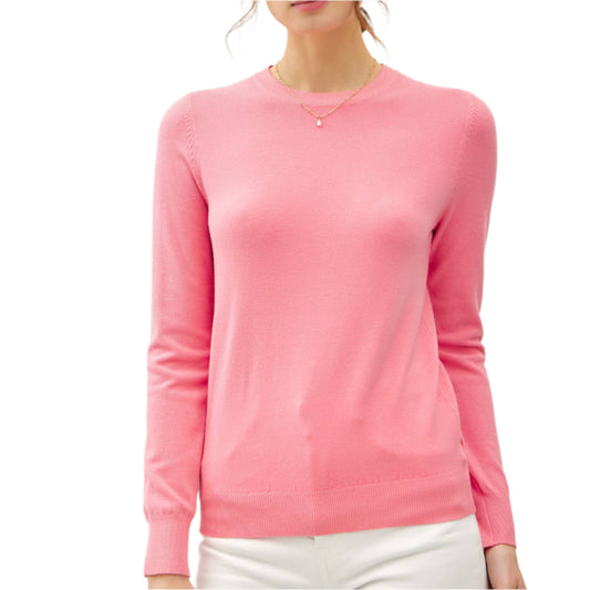 Pink LBL Basic Soft Spring Sweater