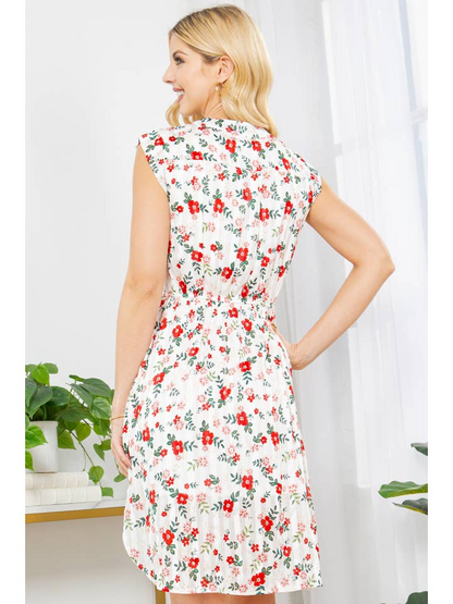 Floral with Sparkly Summer Dress
