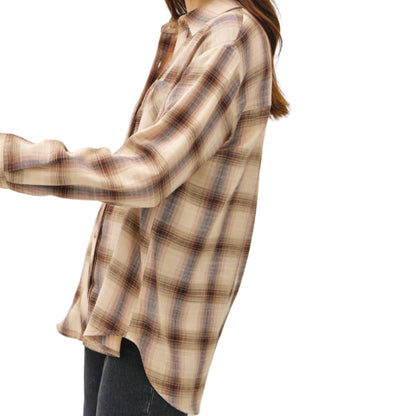 Brown Plaid Shirt