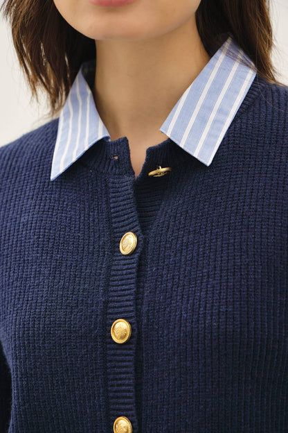 2fer Cardie Navy