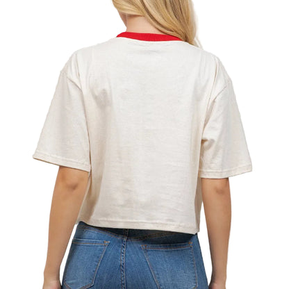 Chupa Chups Print Cotton Crop Top