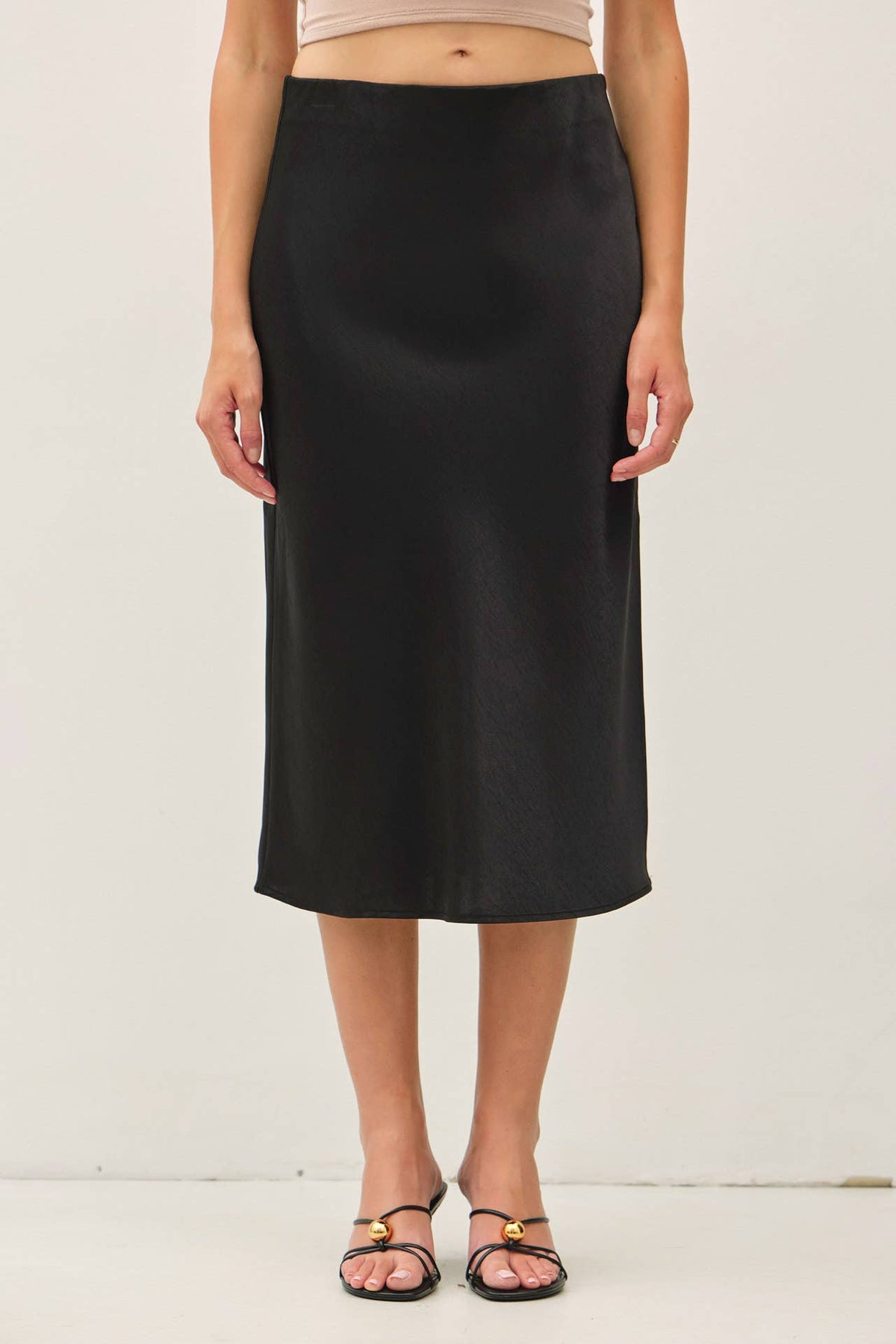 Silky Eggplant Skirt