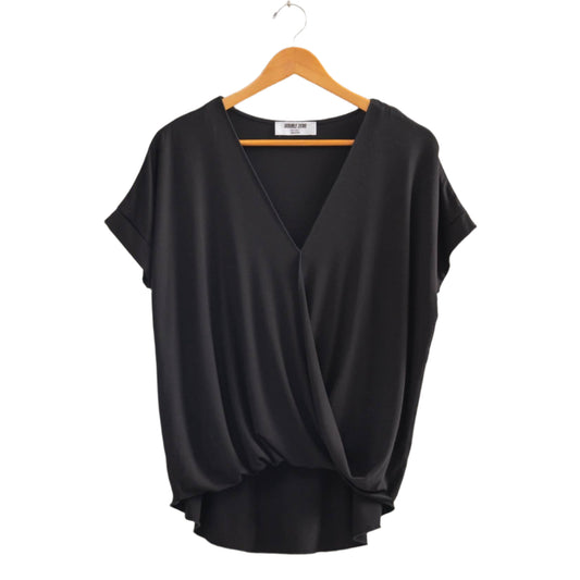 L B L Easy Fit Top  BLACK