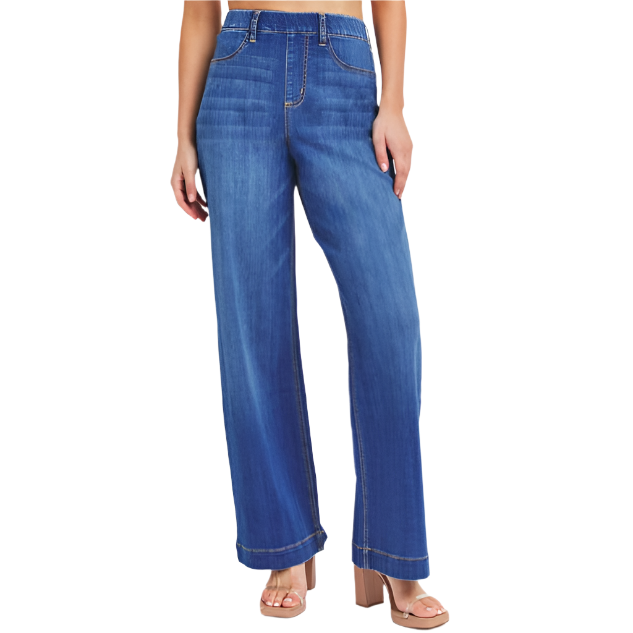 NEW! Comfort Medium High Rise Pull-On Wide Jean (Pre-Order)