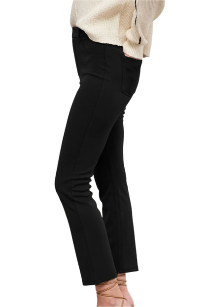 "The Jackie O Pant" aka High Wasit Straight Leg Cropped Pants