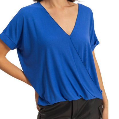 L B L Easy Fit Top COBALT