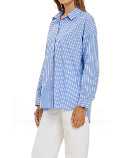 Striped Shirt - Chambray