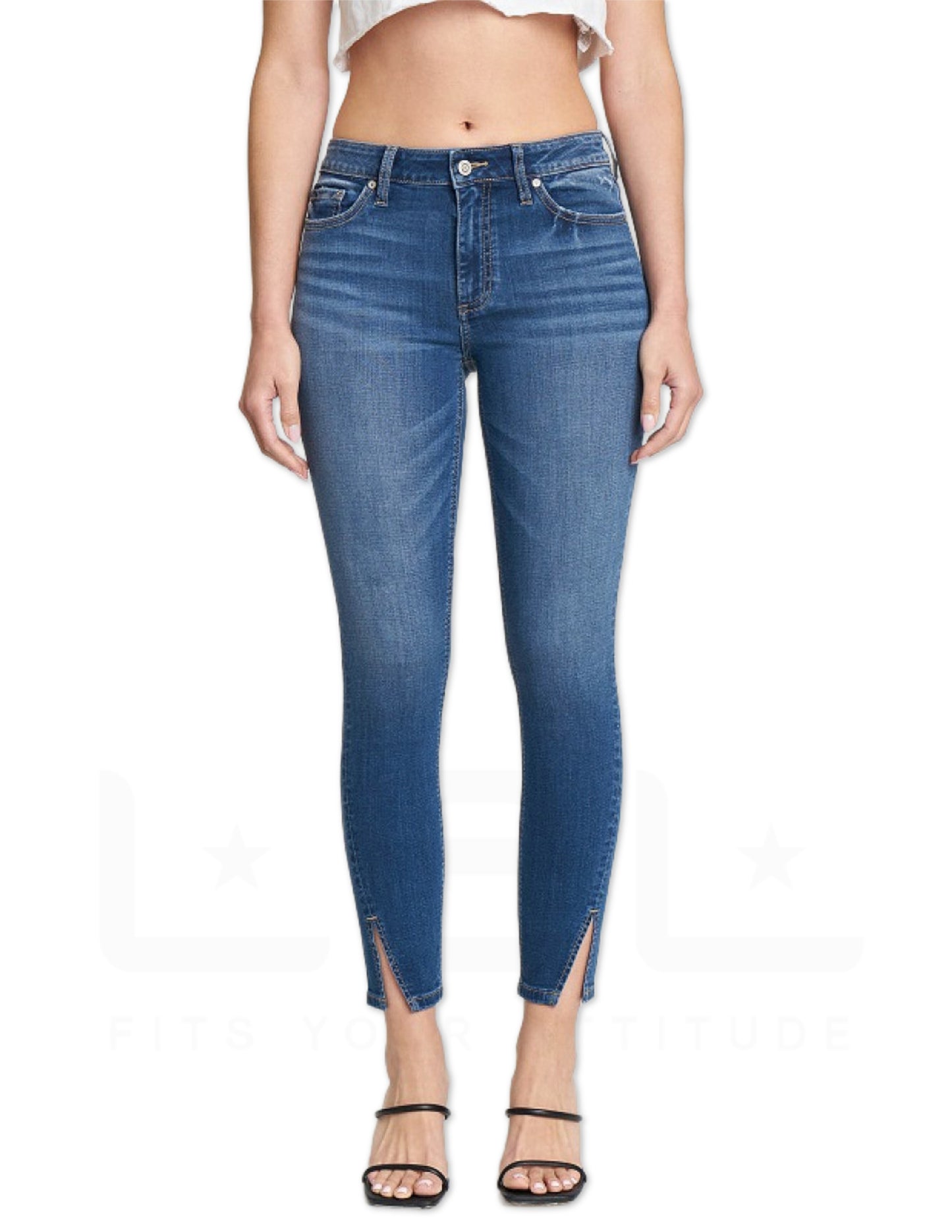 Jude Mid Rise Ankle Skinny Jeans