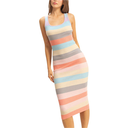 Spring Bodycon Maxi Dress