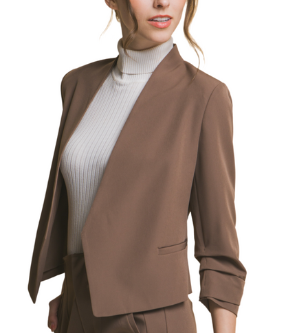 Vertigo Long Sleeve Open Blazer Jacket