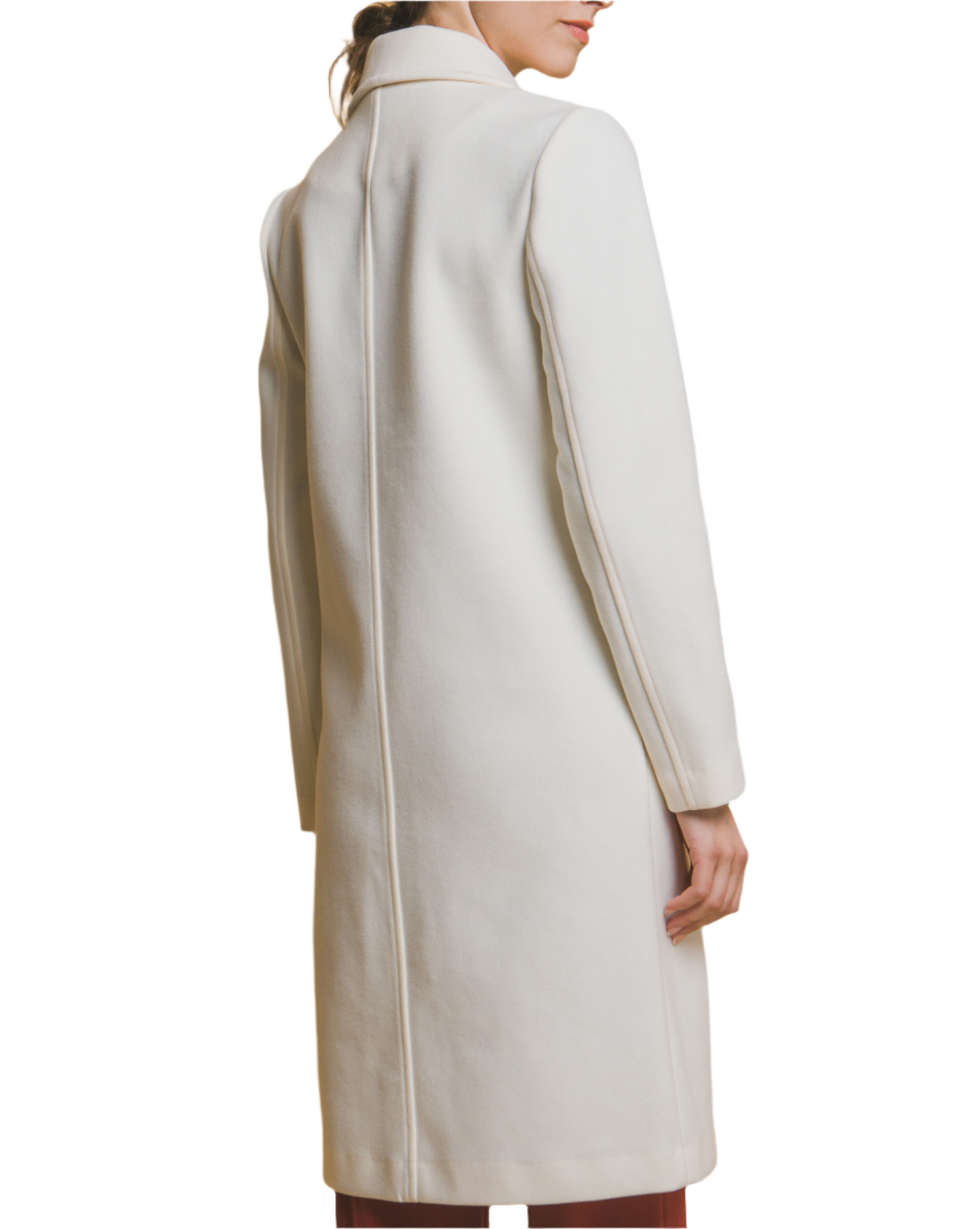 Winter White Car Coat