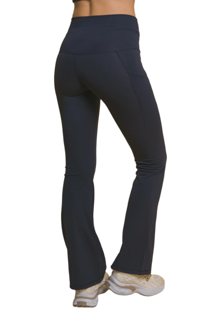 High-Waisted Flared Leggings