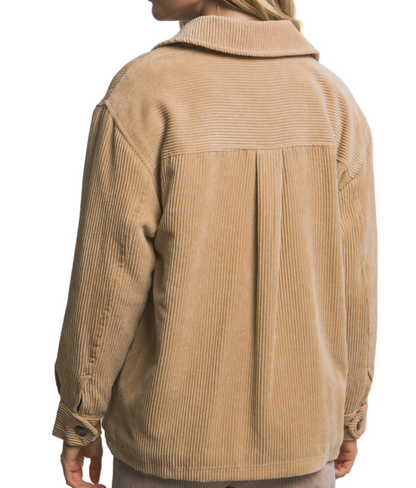 Corduroy Jacket With Sherpa Inside