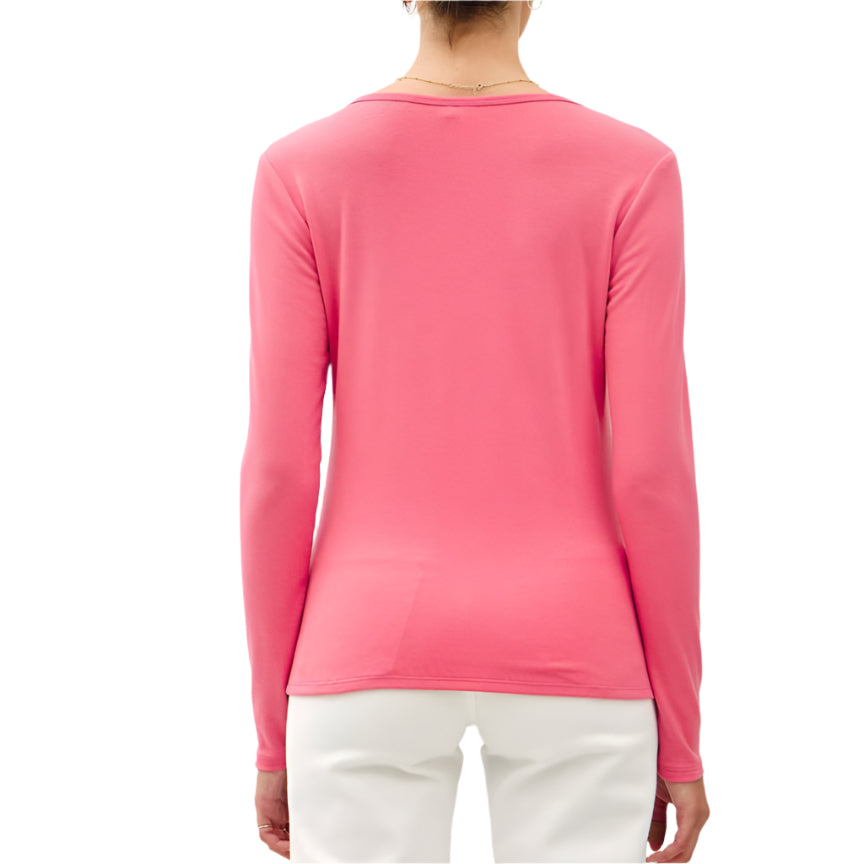 Coral Pink Soft LBL Basic Knit Tee