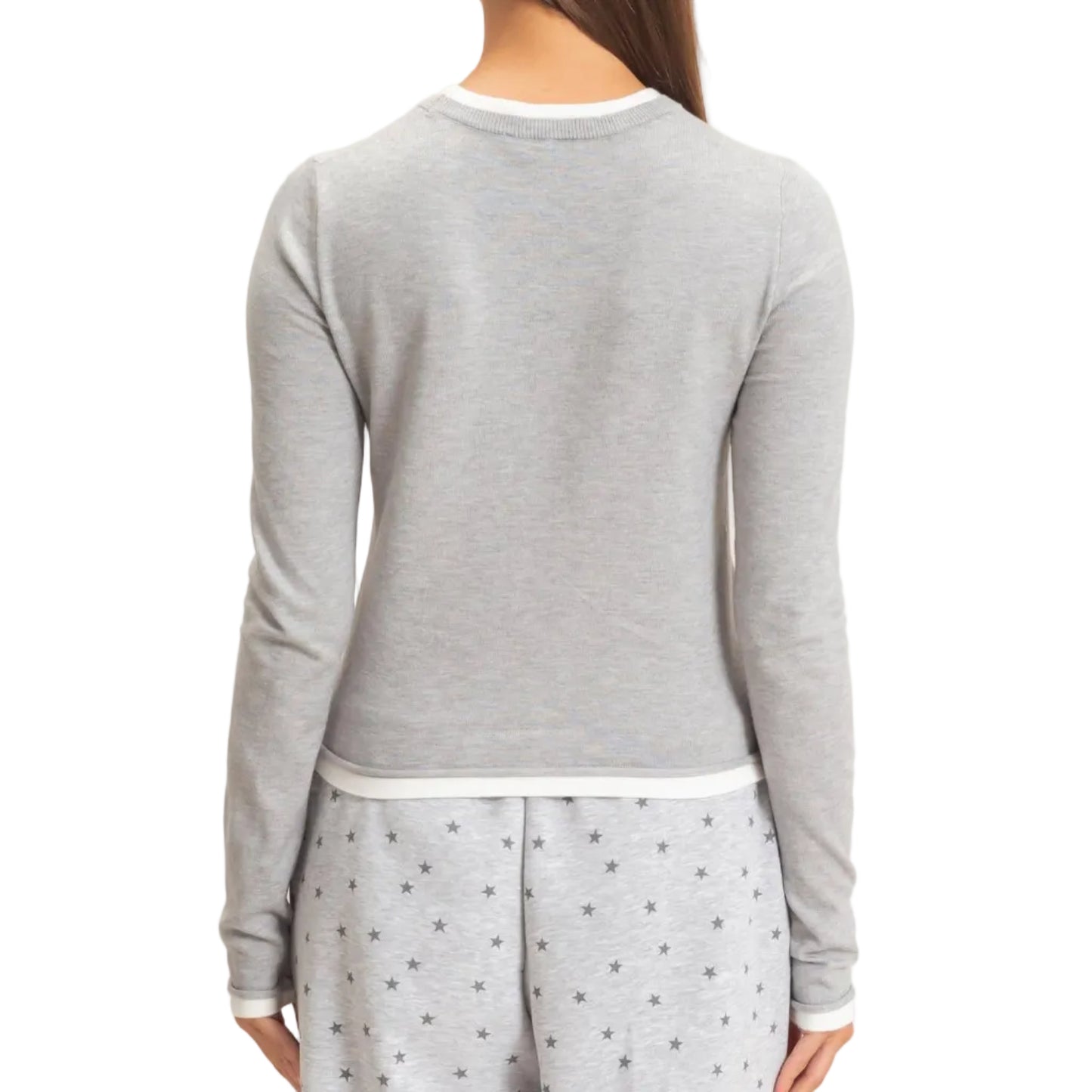 Heather Gray Knit Top