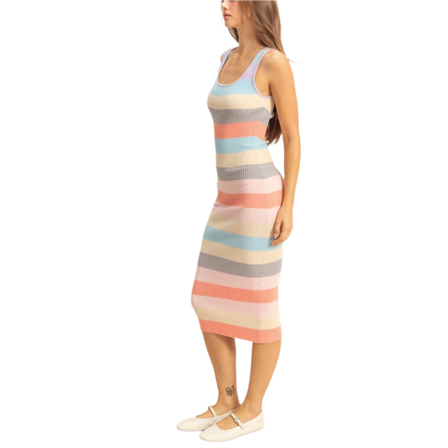 Spring Bodycon Maxi Dress