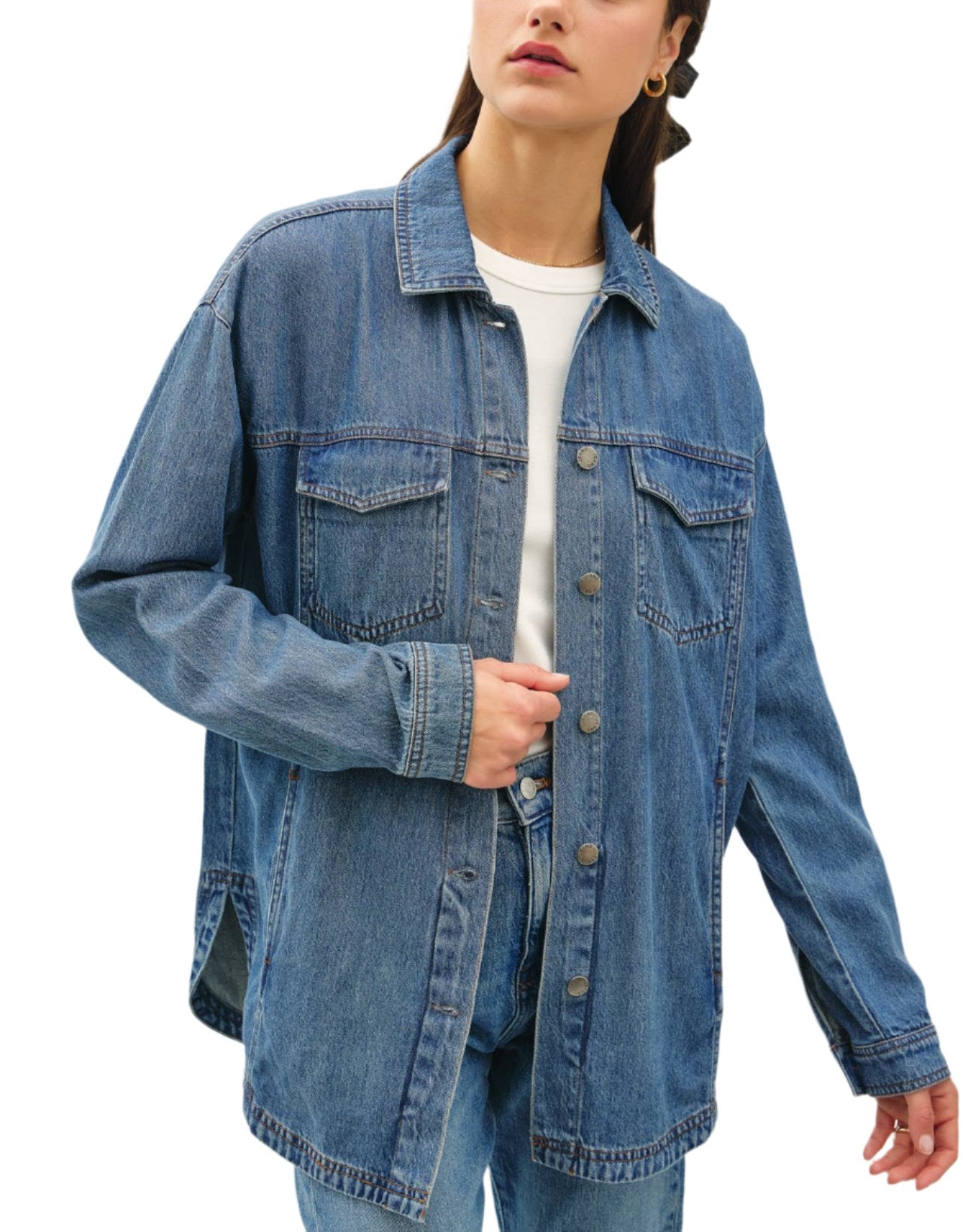 Classic Vintage Denim Shacket