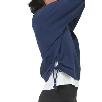 Drawstring Hem Sweatshirt