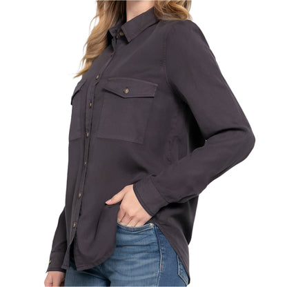 Charcoal Tencel Shirt