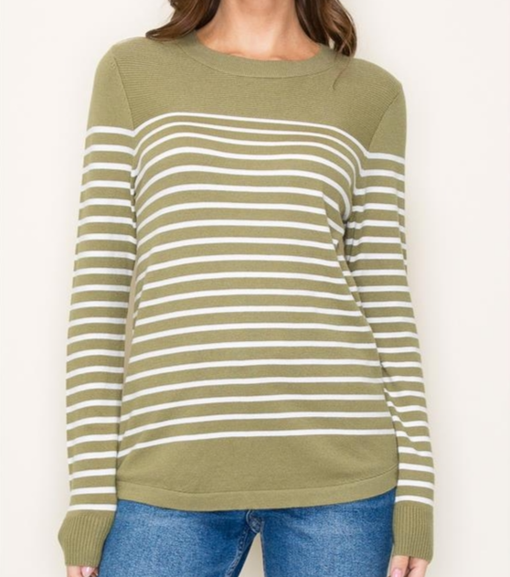 Classic Style Sweater - Sage