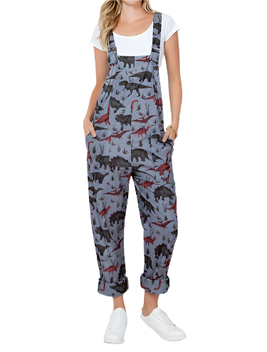 Dinosaurs Print Overall