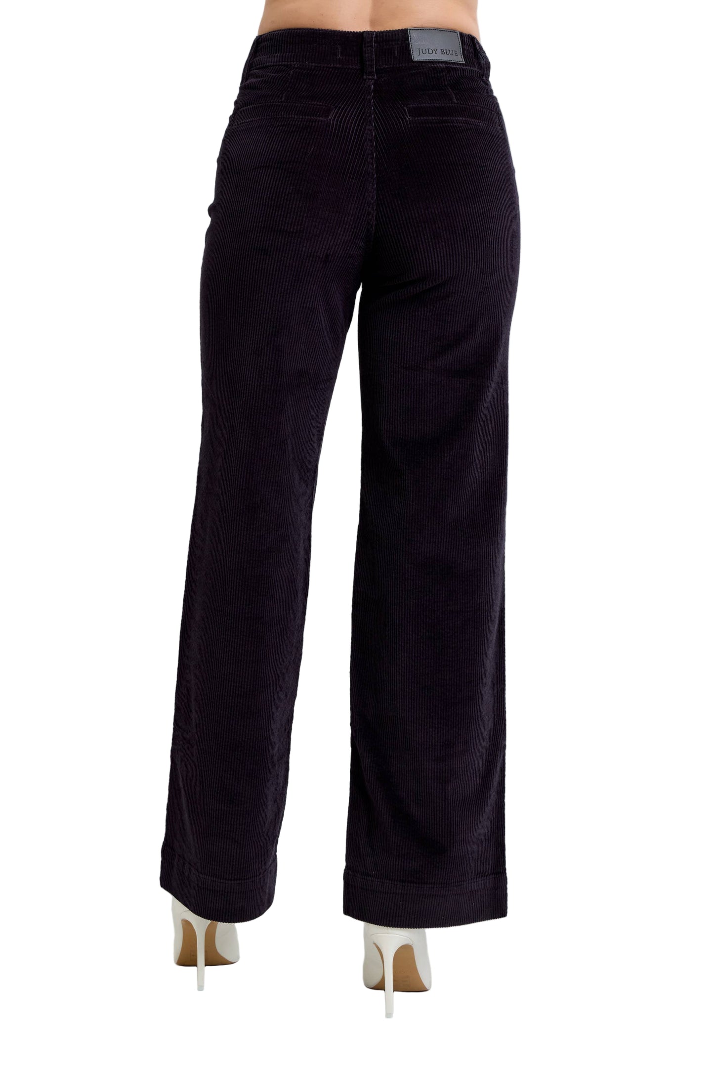 Black Corduroy Trouser Wide