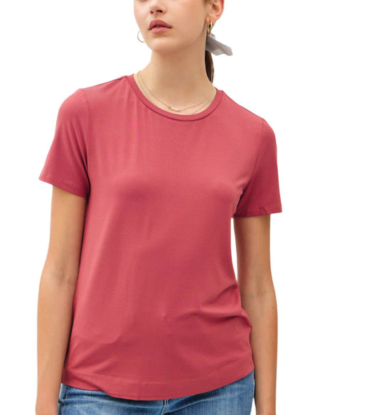 Poppy Bamboo Modal Tee