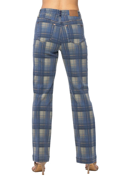 Vintage Plaid Straight Jean (Special Buy)