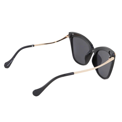 Metal Rim Sharp Cat Eye Shades