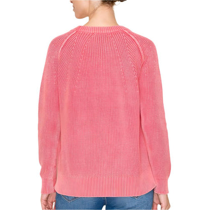 Coral Crew Neck Sweater