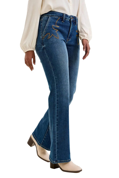MR TC DAISY Bootcut w/ Cowboy Boot Stitching