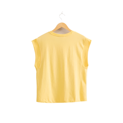 Creamy Yellow Tee