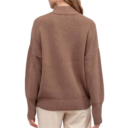 Mocha Mock Sweater