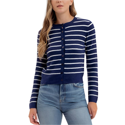 Navy Striped Sweater