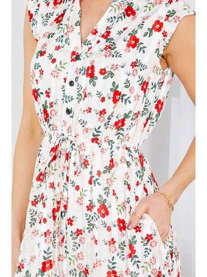 Floral with Sparkly Summer Dress