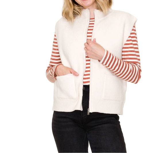 Ivory Sweater Vest