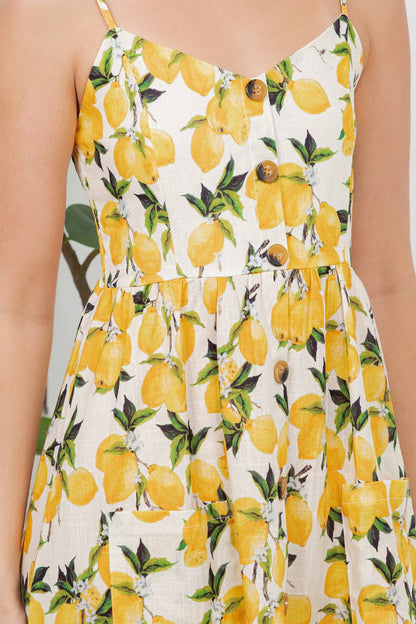 Lemon Cami Dress