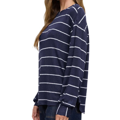 Navy Stripe Sweater