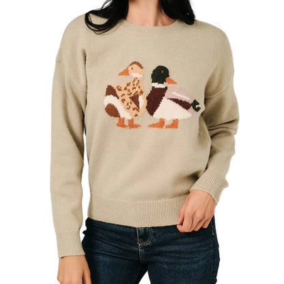 "MALLARD 🦆DUCK" Dusty Green Sweatshirt