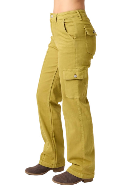 HW Matcha Garment Dyed Cargo Straight