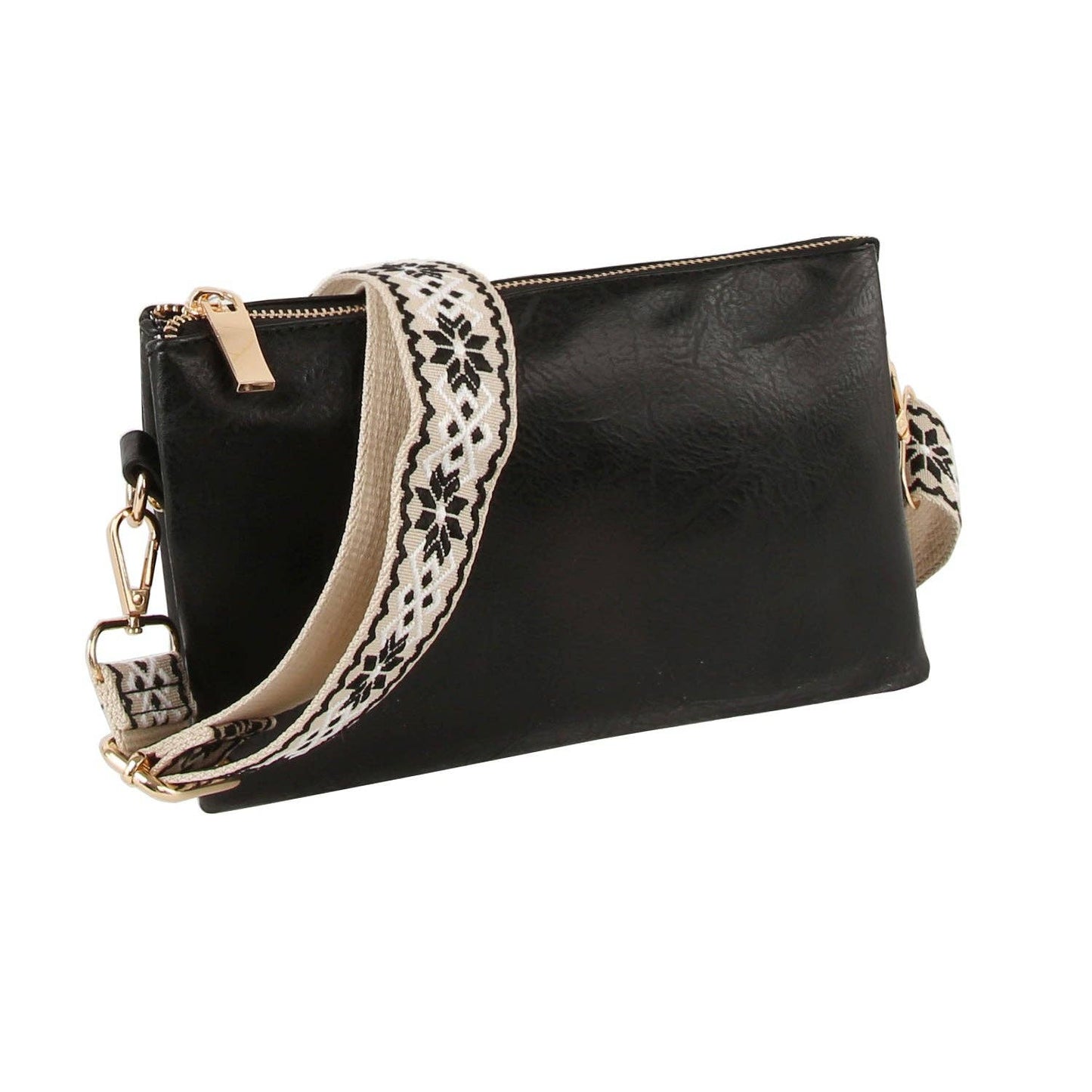 Classic Black Crossbody Handbag