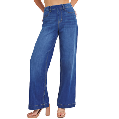 NEW! Comfort Medium High Rise Pull-On Wide Jean (Pre-Order)