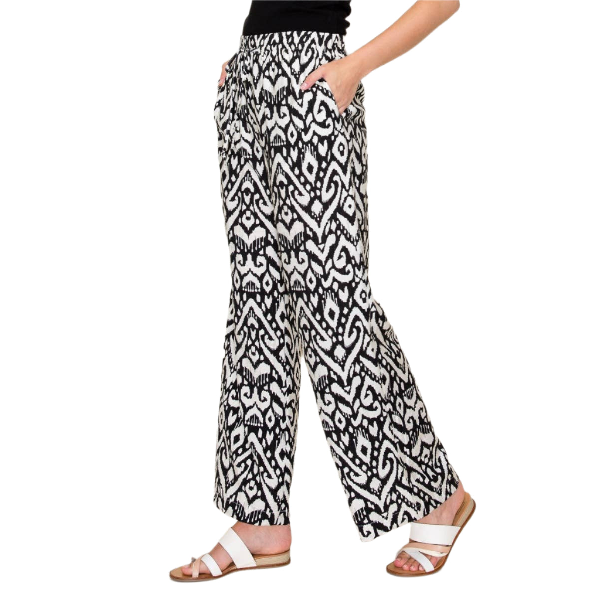 Geo-print Wide Pant